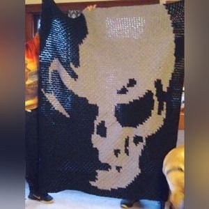 Handmade crochet blanket